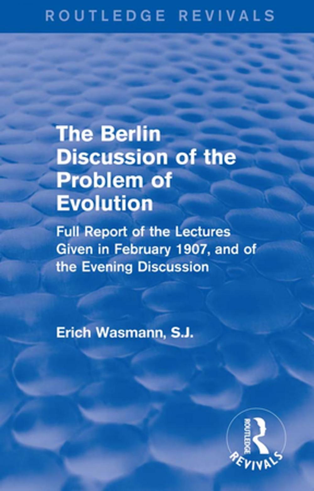 Big bigCover of The Berlin Discussion of the Problem of Evolution