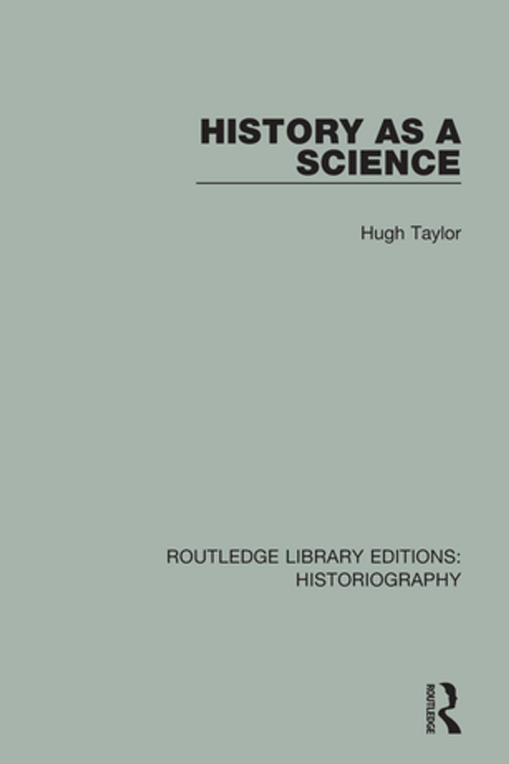 Big bigCover of History As A Science