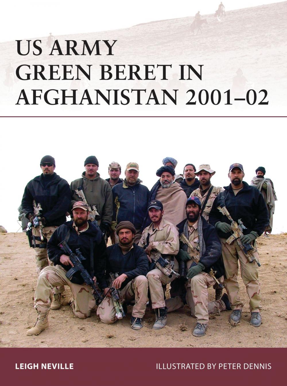 Big bigCover of US Army Green Beret in Afghanistan 2001–02