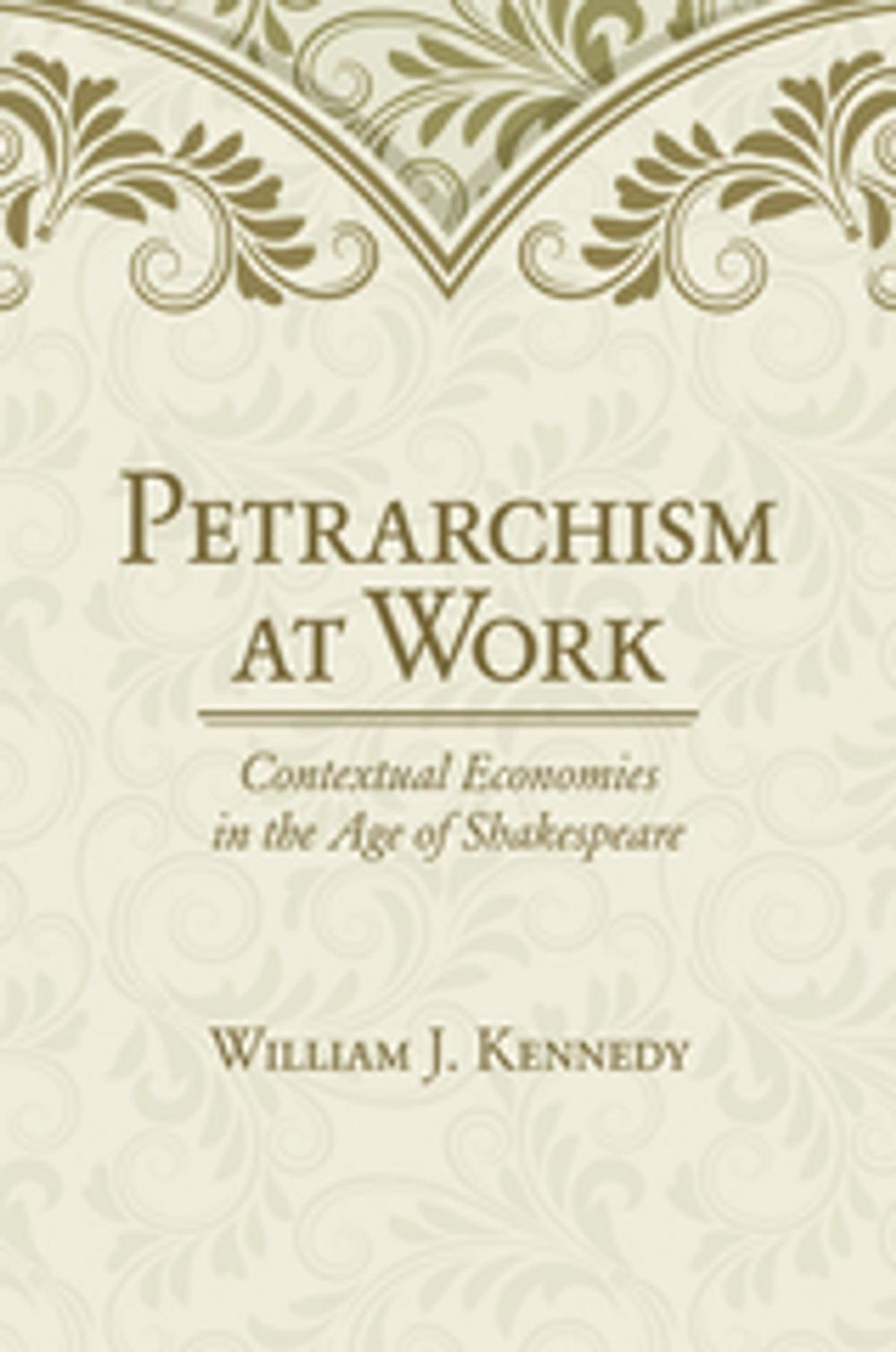 Big bigCover of Petrarchism at Work