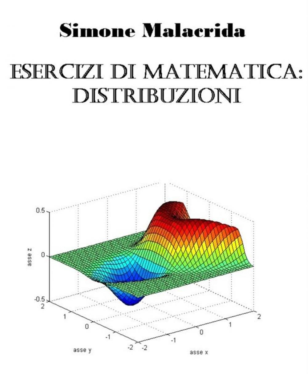 Big bigCover of Esercizi di matematica: distribuzioni