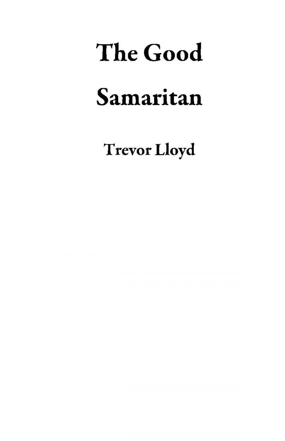 Big bigCover of The Good Samaritan