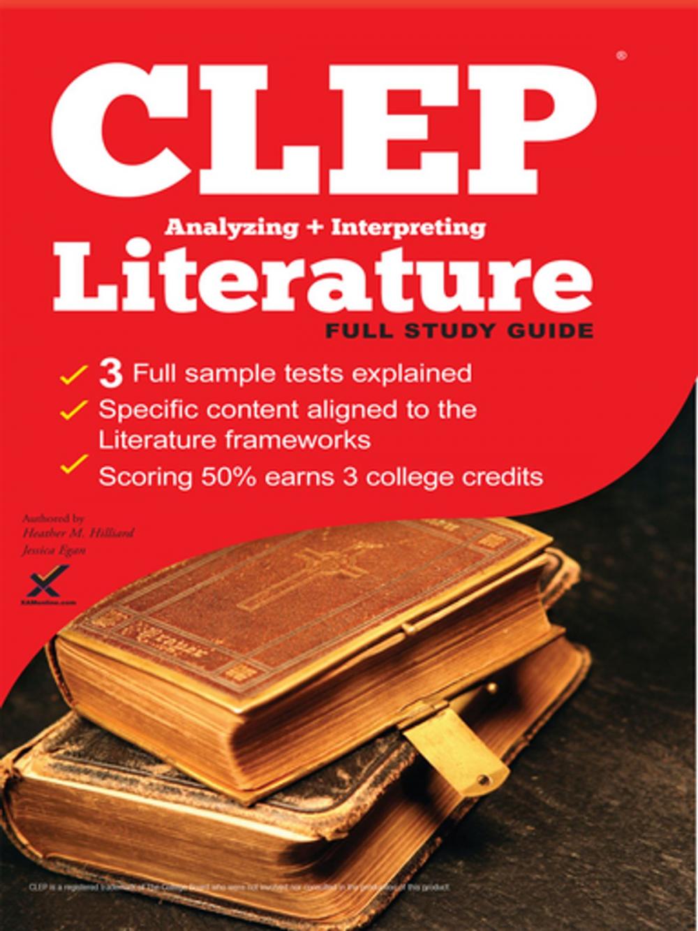 Big bigCover of CLEP Analyzing and Interpreting Literature 2017