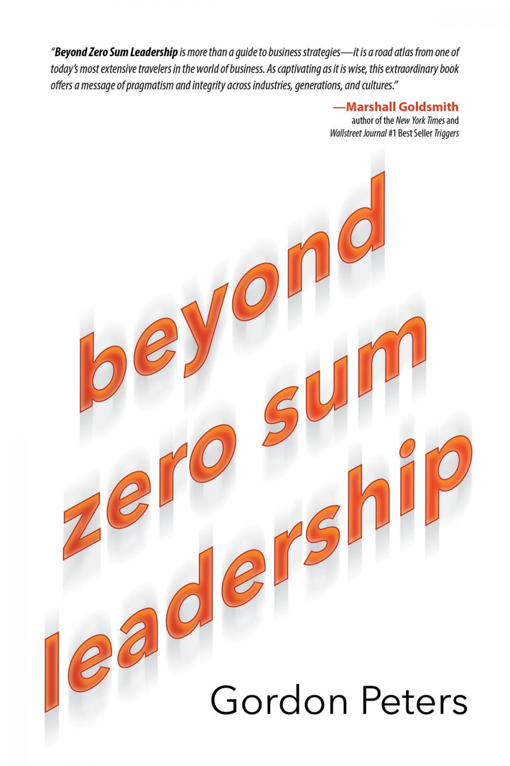 Big bigCover of Beyond Zero Sum Leadership