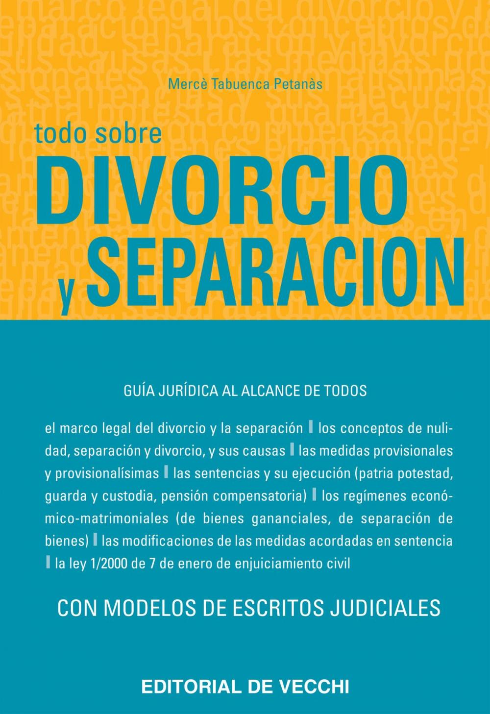 Big bigCover of Todo sobre divorcio y separación