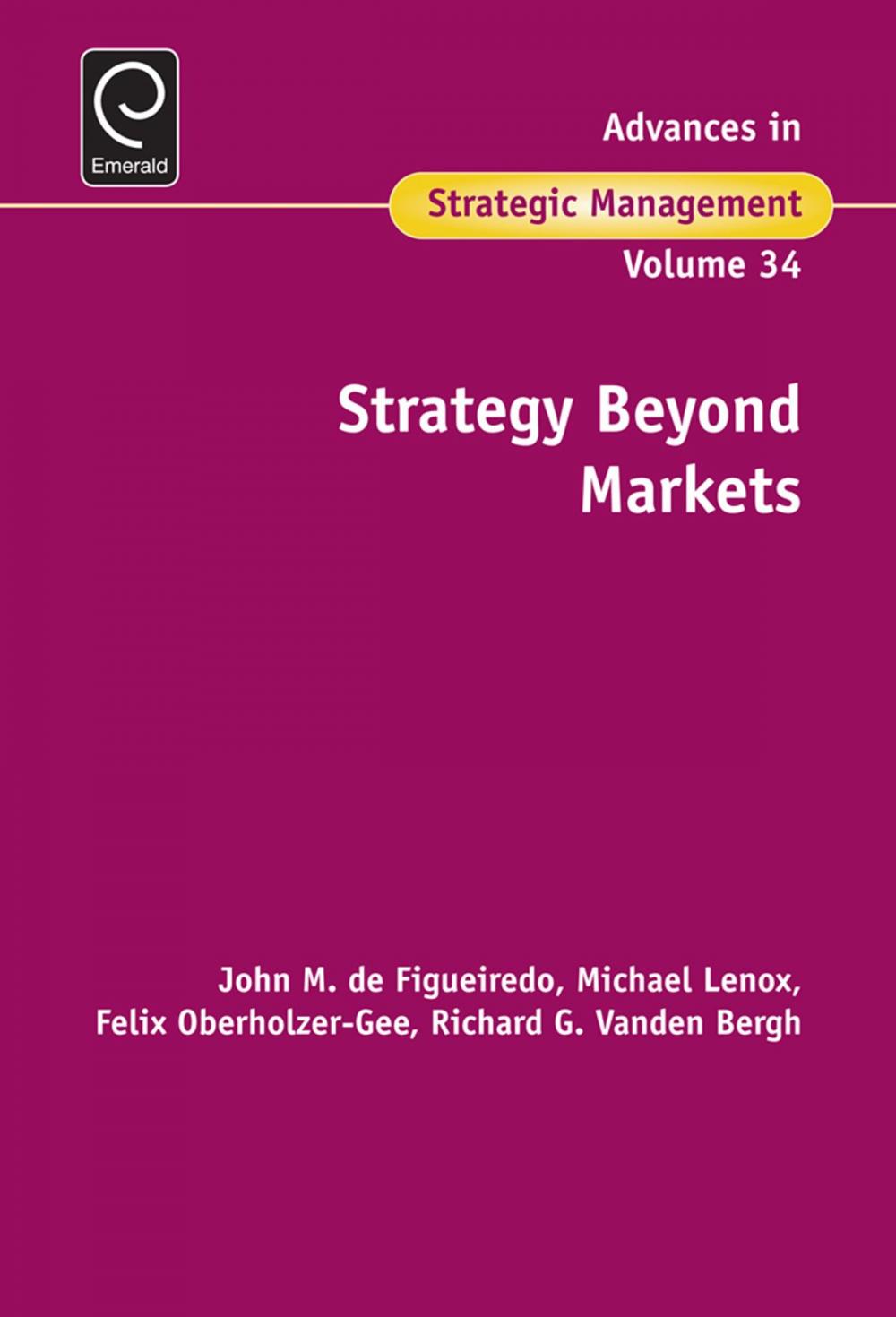 Big bigCover of Strategy Beyond Markets