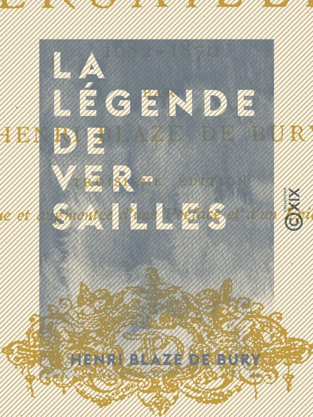 Big bigCover of La Légende de Versailles