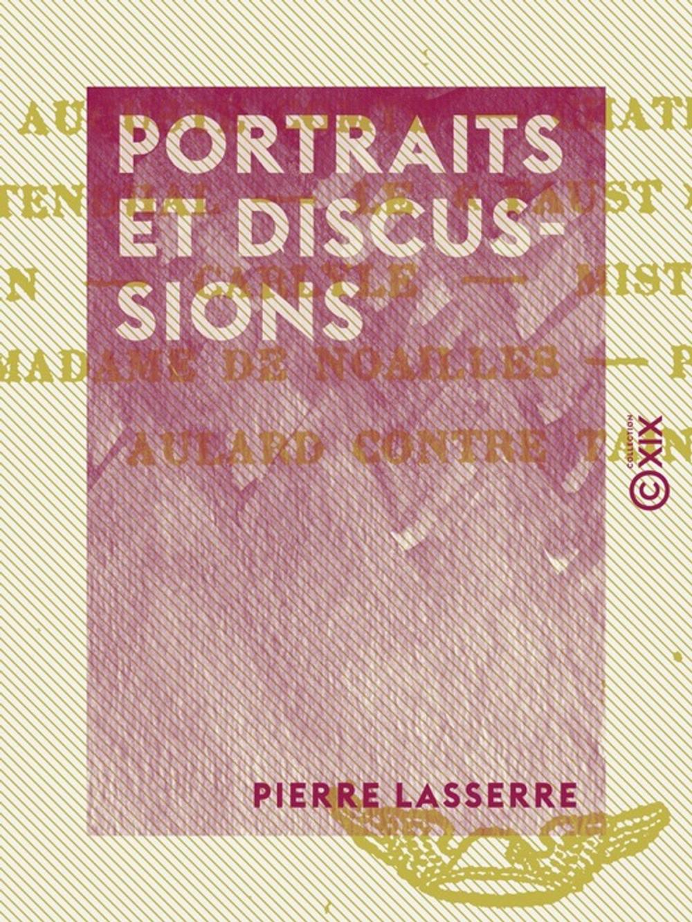 Big bigCover of Portraits et Discussions