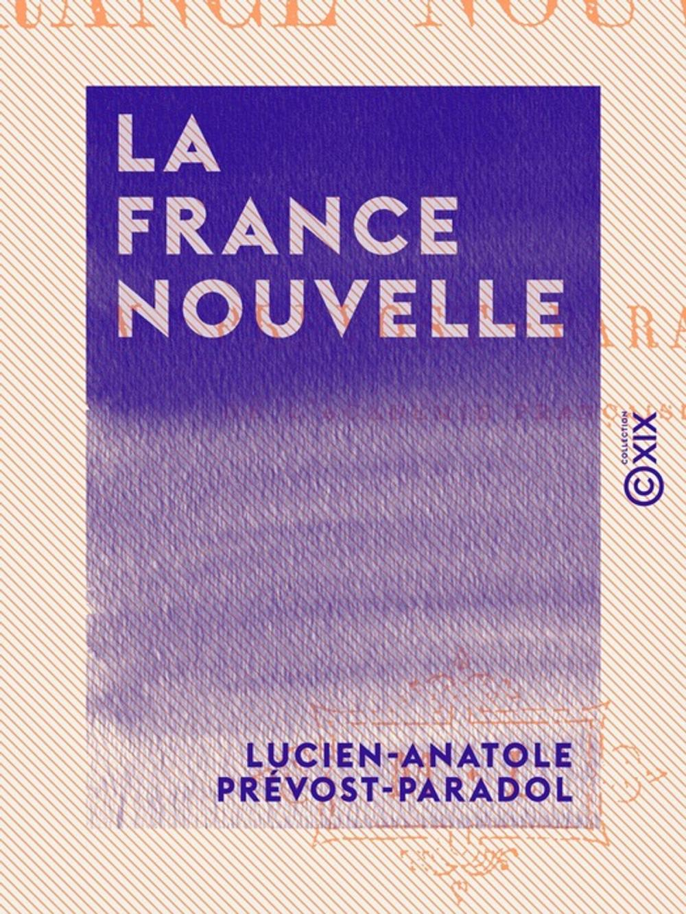 Big bigCover of La France nouvelle