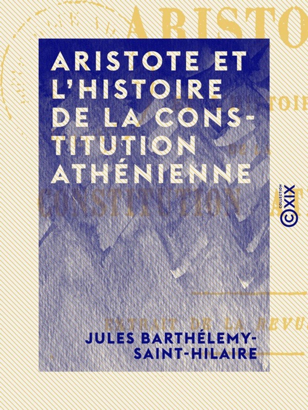 Big bigCover of Aristote et l'histoire de la constitution athénienne