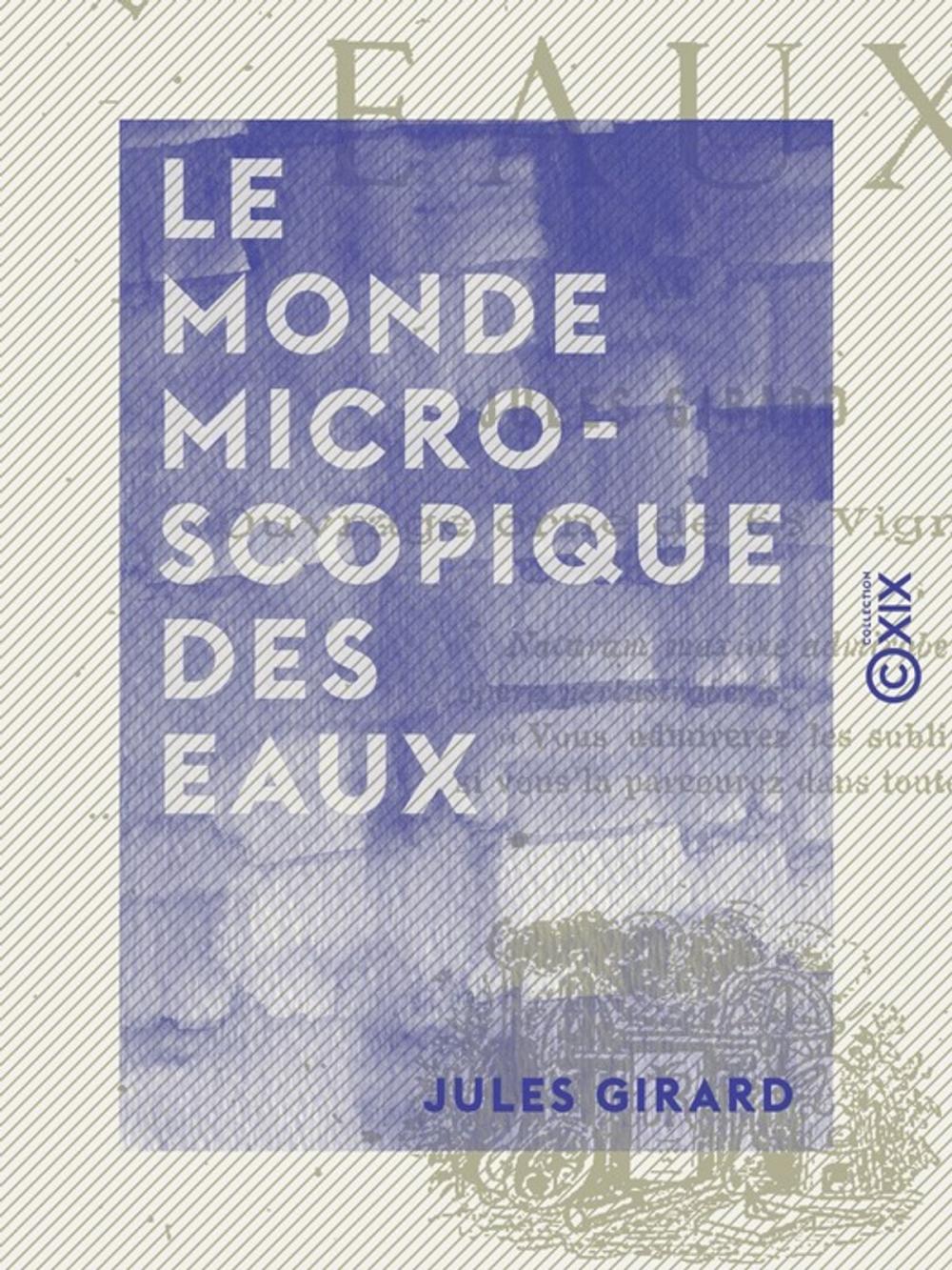 Big bigCover of Le Monde microscopique des eaux