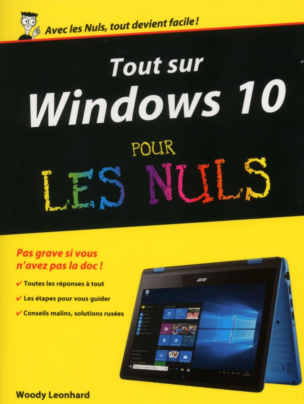 Big bigCover of Tout sur Windows 10 pour les Nuls