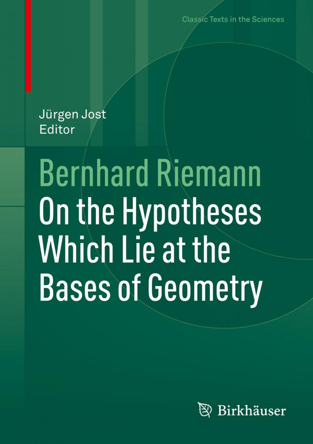 Big bigCover of On the Hypotheses Which Lie at the Bases of Geometry