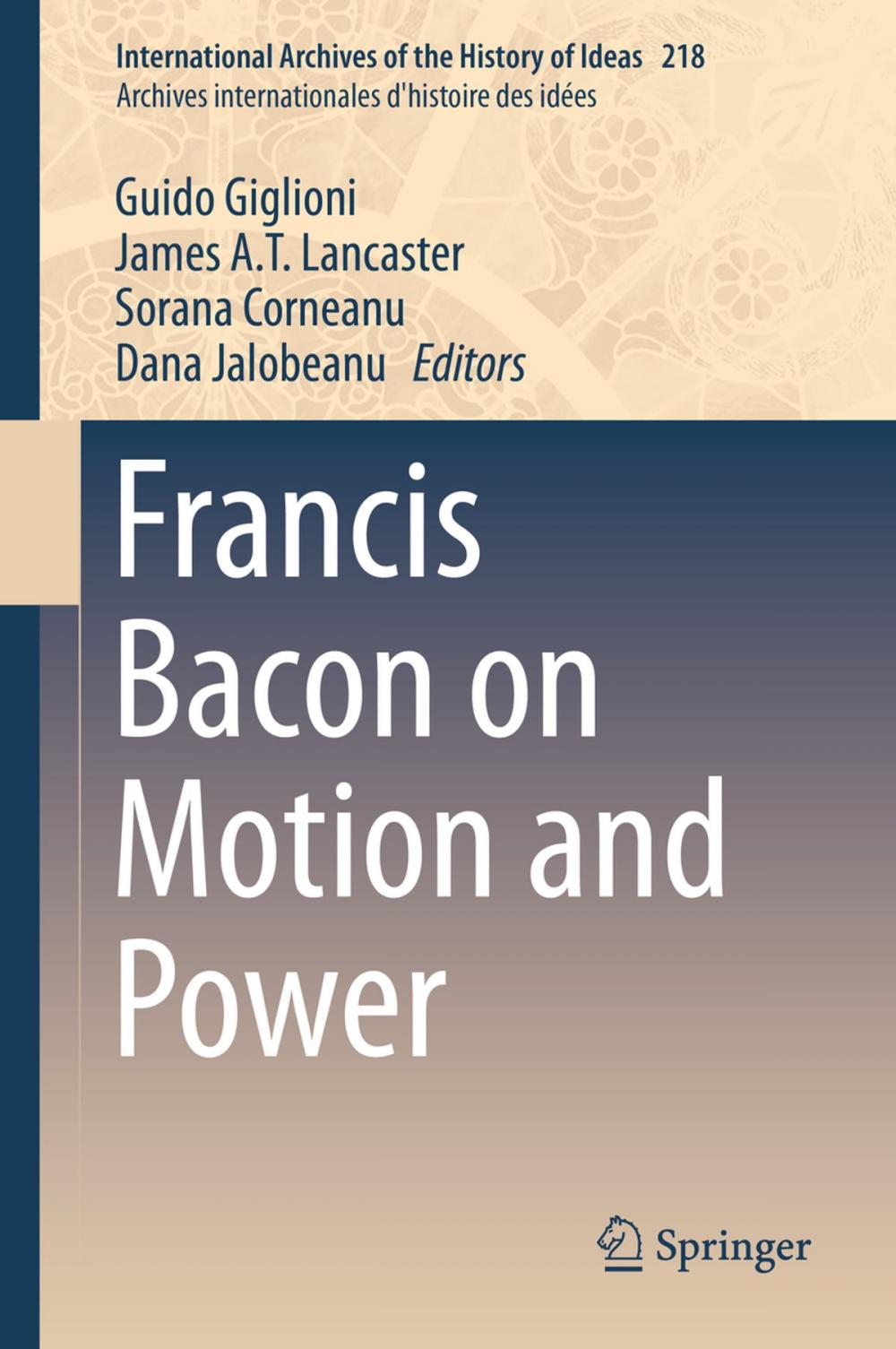 Big bigCover of Francis Bacon on Motion and Power