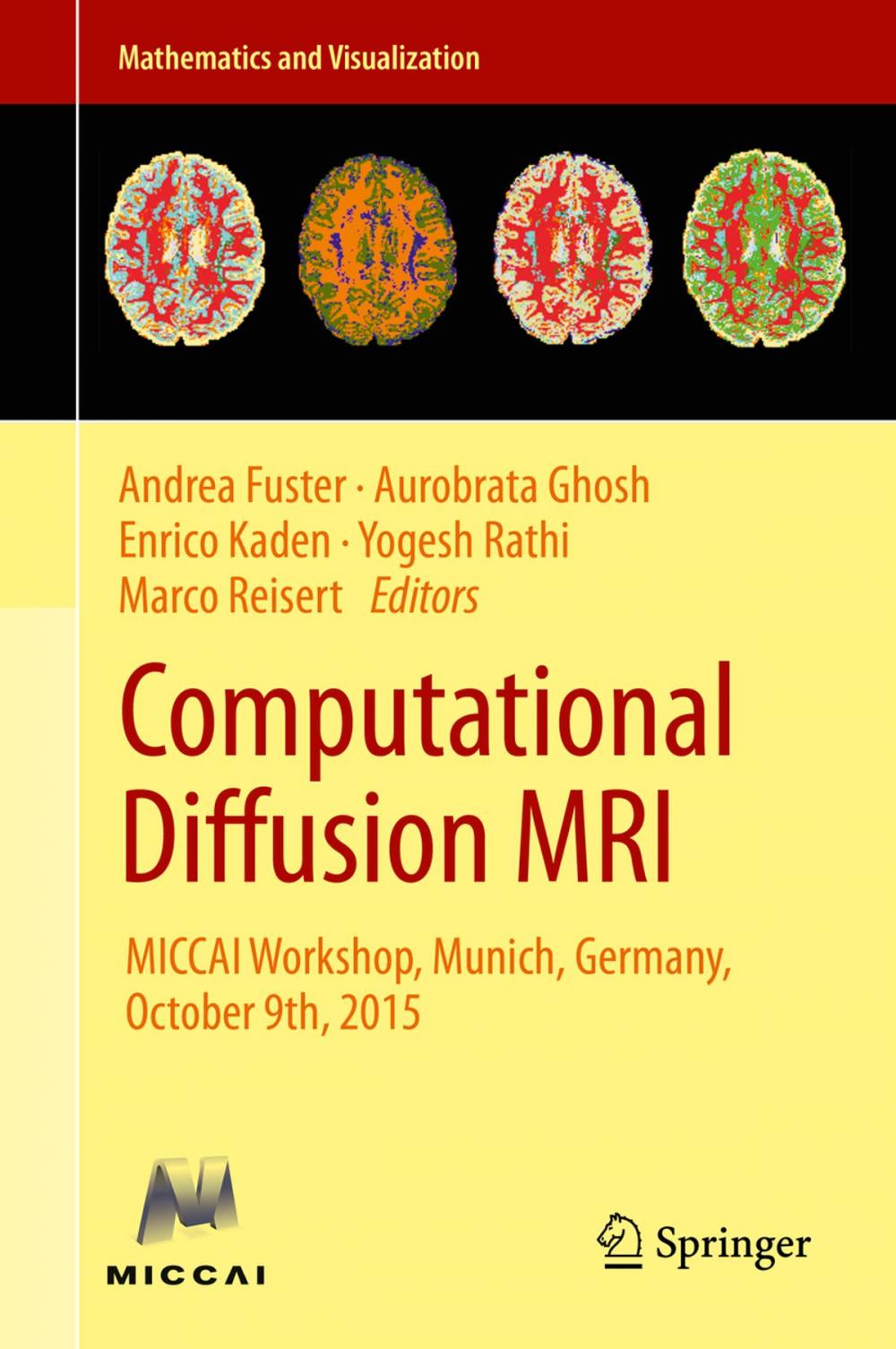 Big bigCover of Computational Diffusion MRI