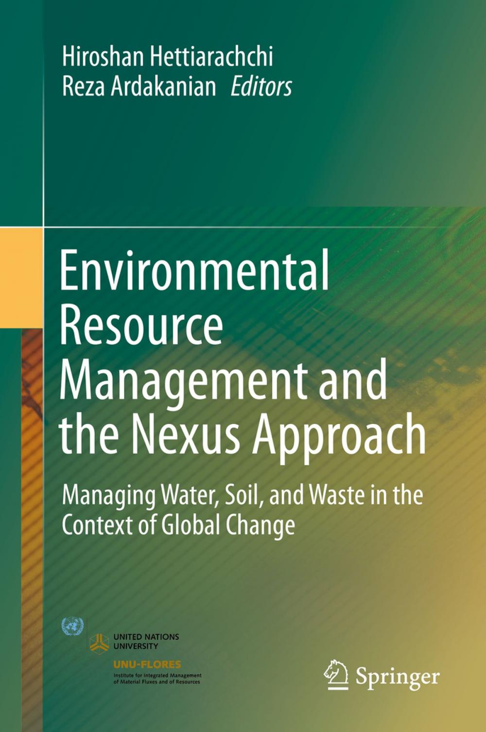 Big bigCover of Environmental Resource Management and the Nexus Approach