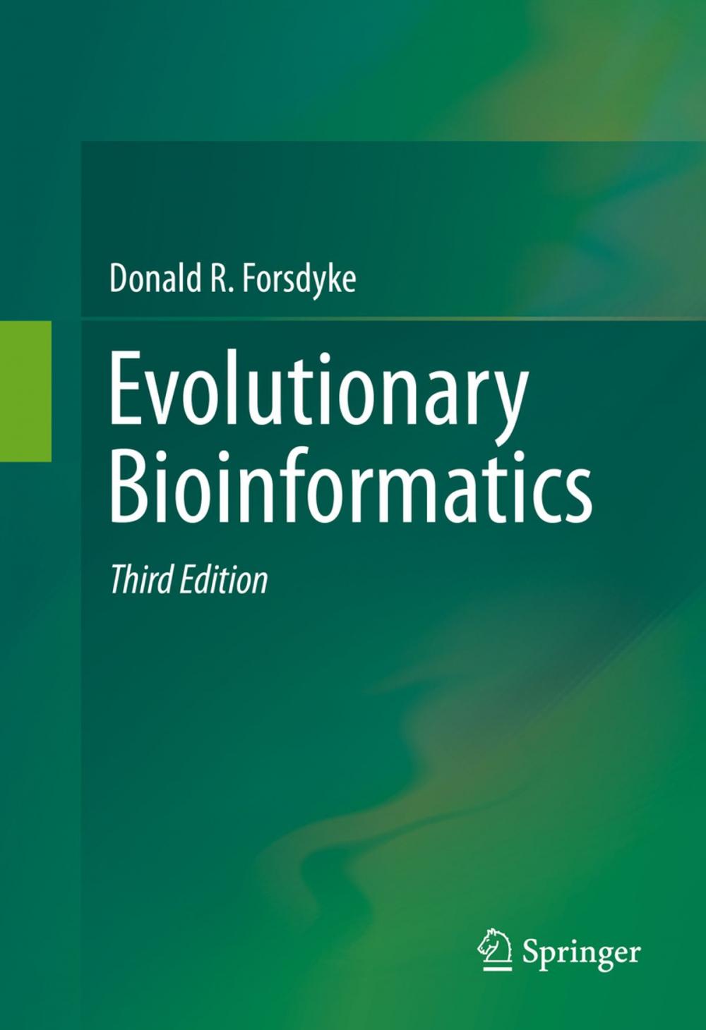 Big bigCover of Evolutionary Bioinformatics