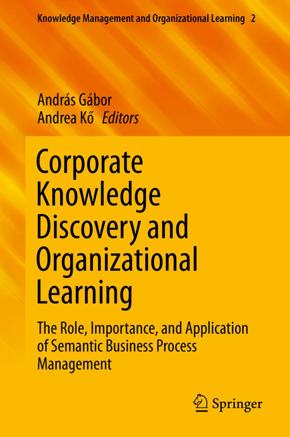 Big bigCover of Corporate Knowledge Discovery and Organizational Learning