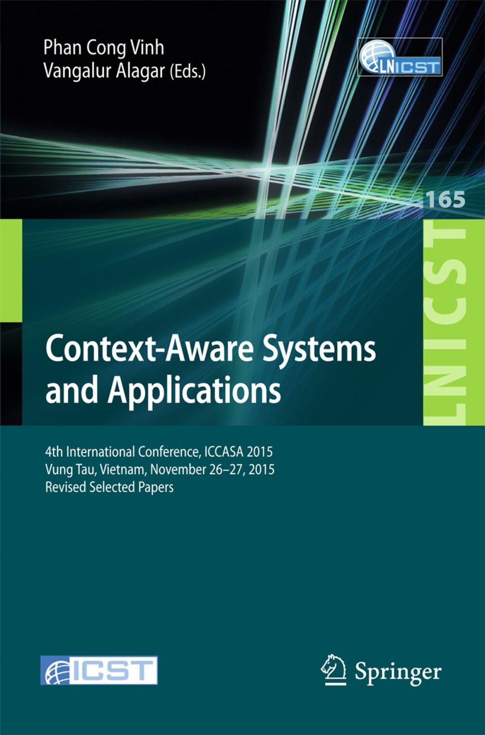 Big bigCover of Context-Aware Systems and Applications