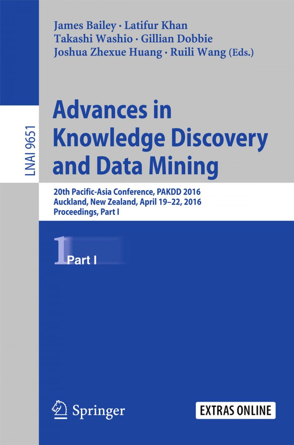 Big bigCover of Advances in Knowledge Discovery and Data Mining