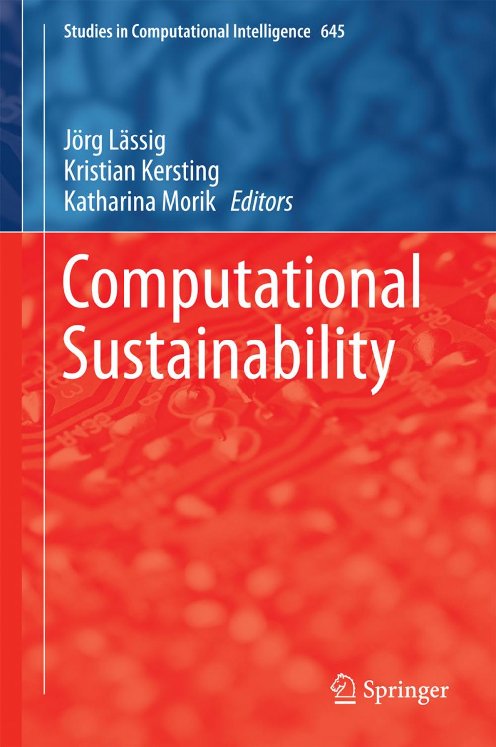 Big bigCover of Computational Sustainability