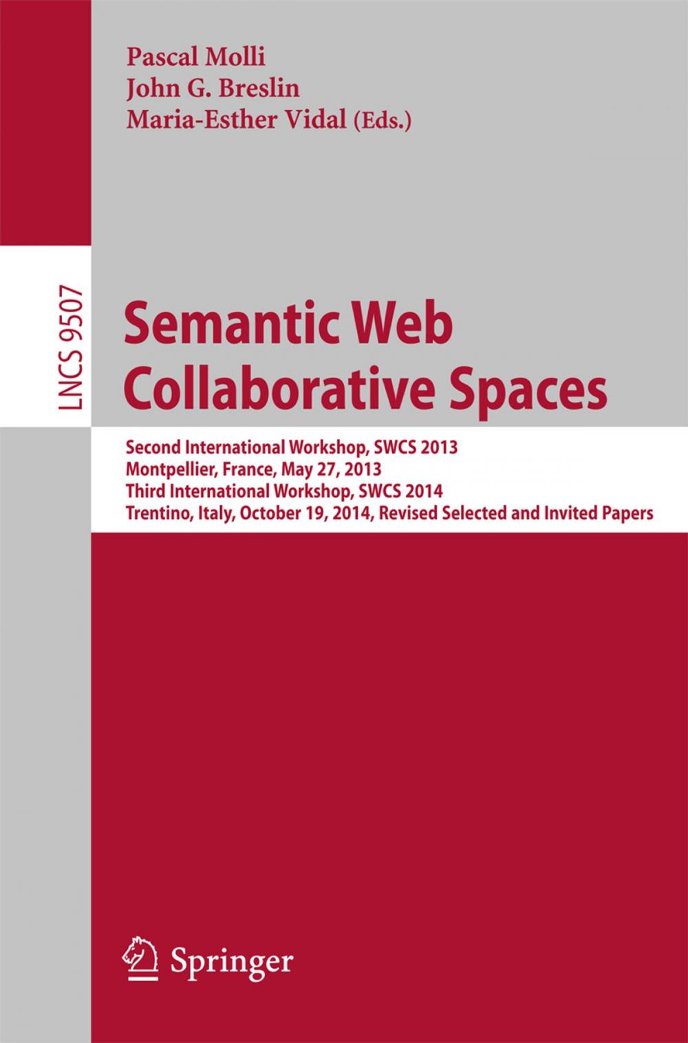 Big bigCover of Semantic Web Collaborative Spaces