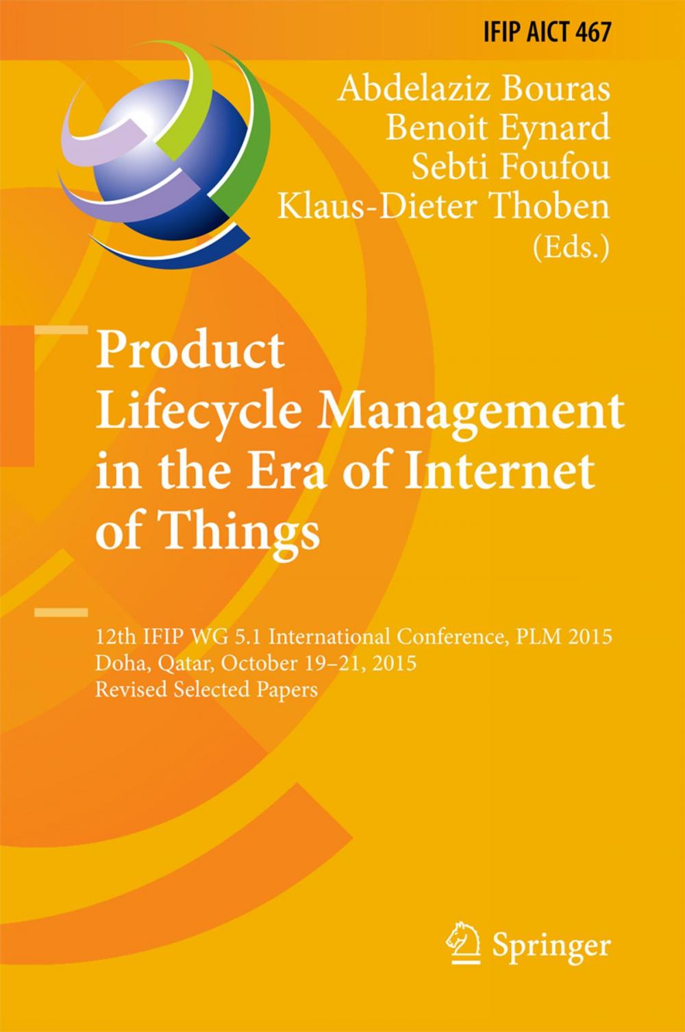 Big bigCover of Product Lifecycle Management in the Era of Internet of Things