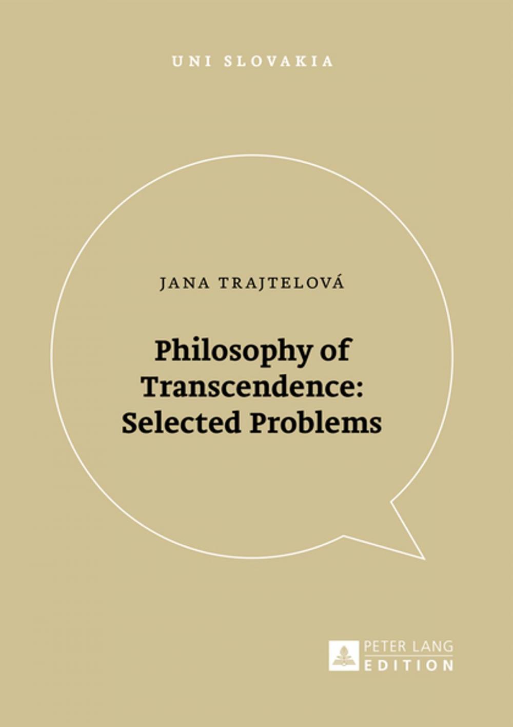 Big bigCover of Philosophy of Transcendence: Selected Problems