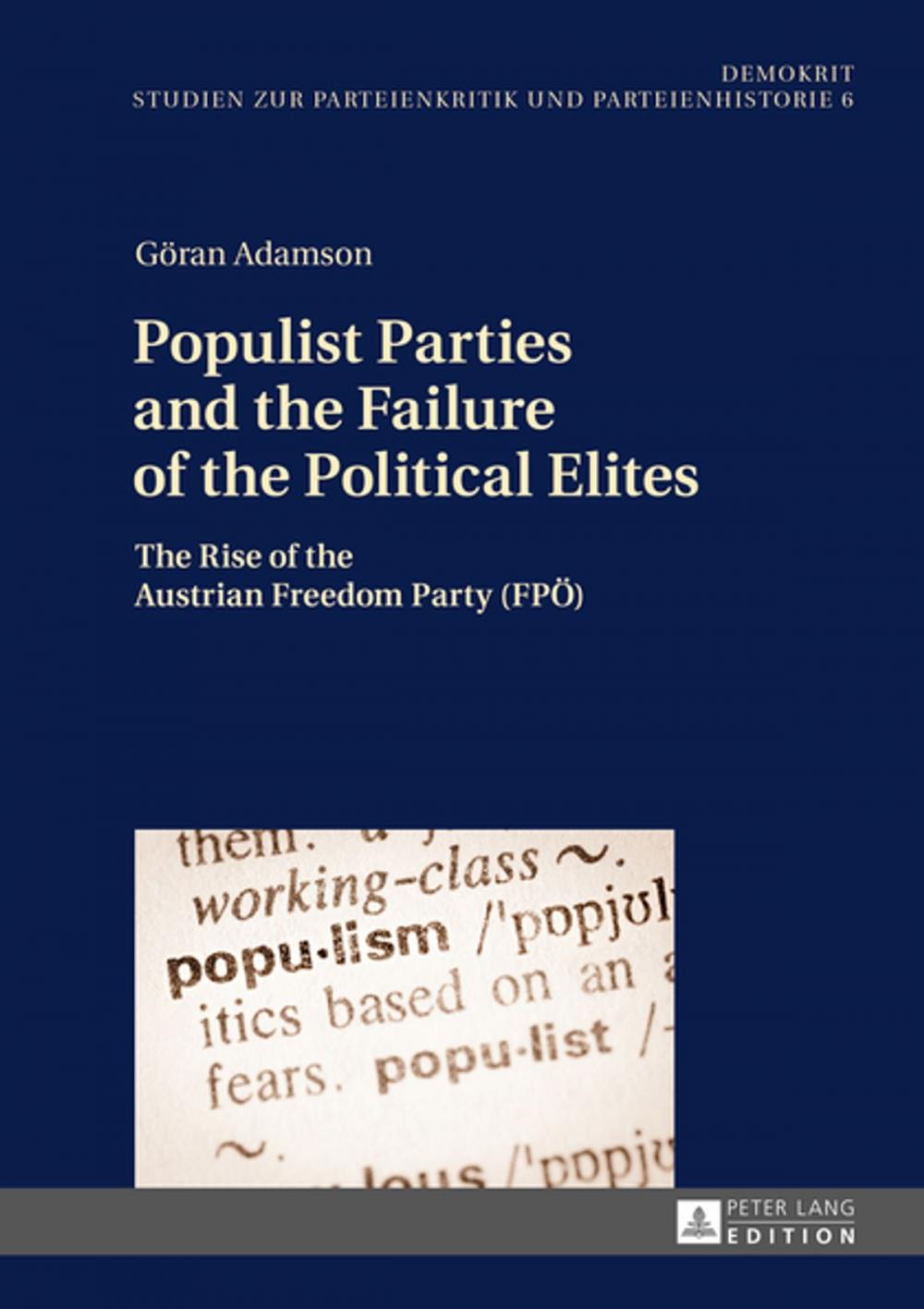 Big bigCover of Populist Parties and the Failure of the Political Elites