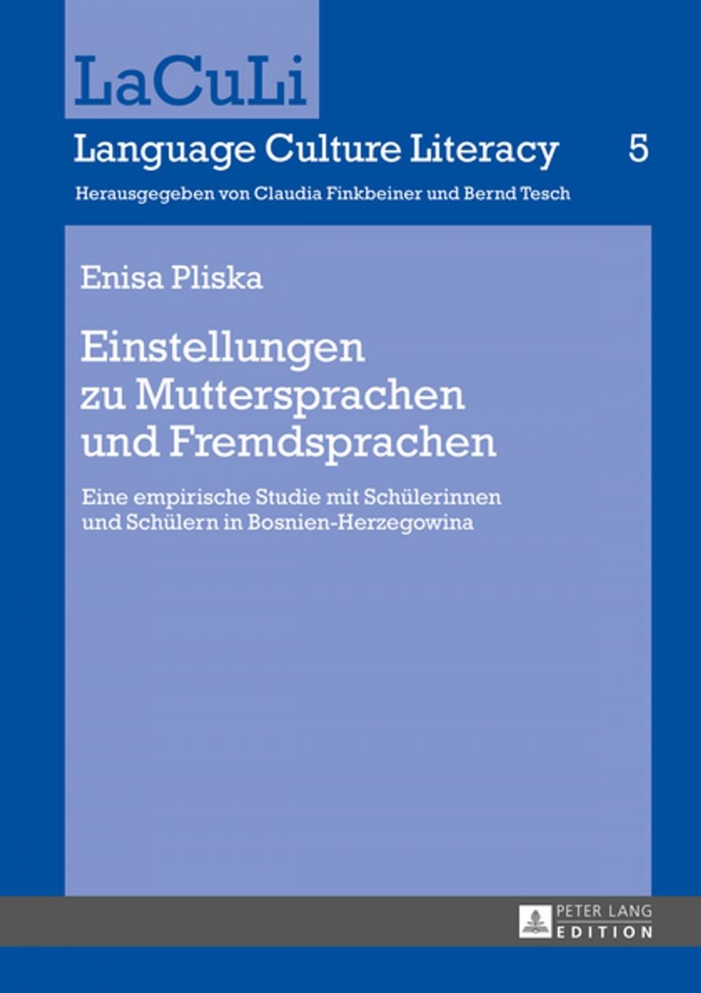 Big bigCover of Einstellungen zu Muttersprachen und Fremdsprachen