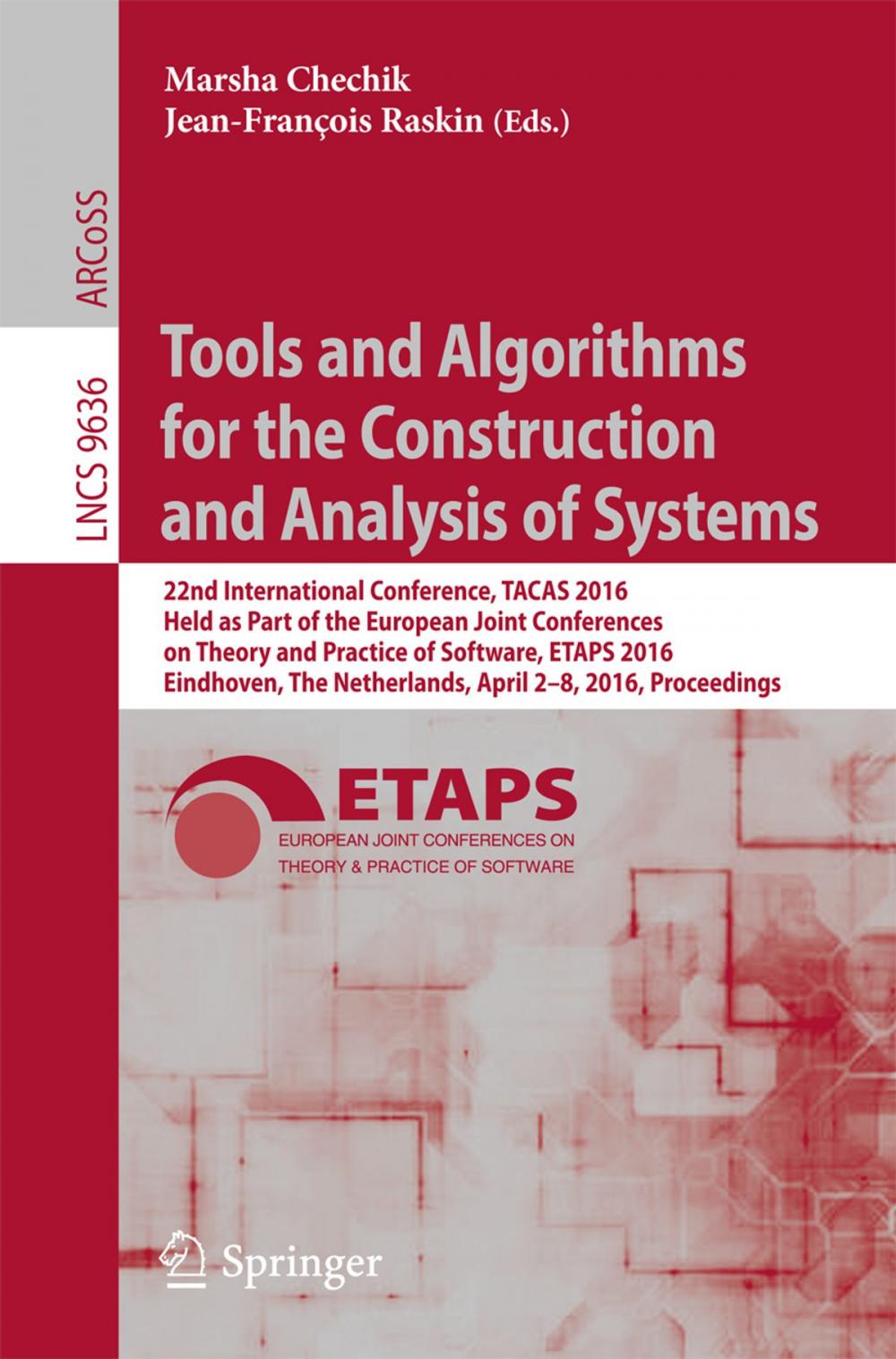 Big bigCover of Tools and Algorithms for the Construction and Analysis of Systems