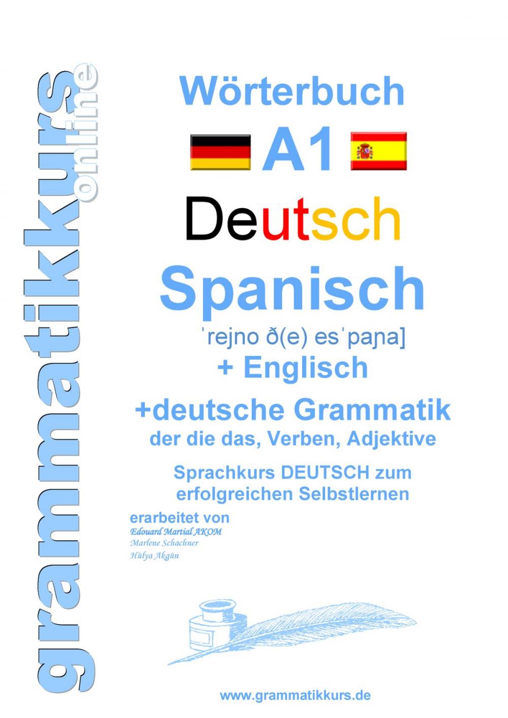 Big bigCover of Wörterbuch Deutsch - Spanisch - Englisch A1