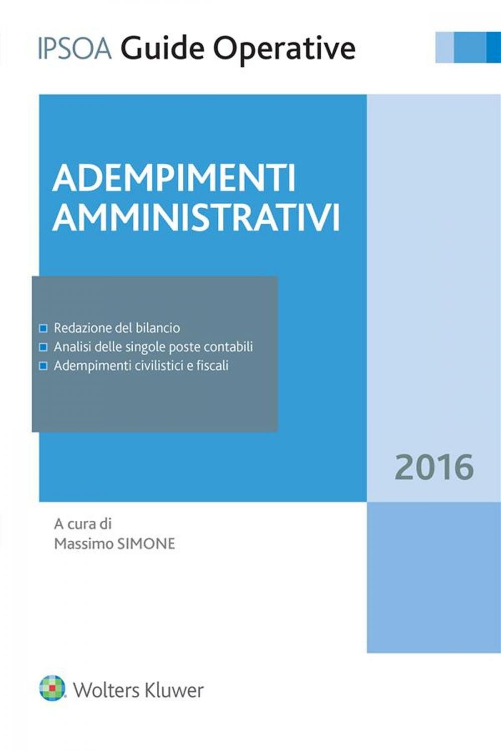 Big bigCover of Adempimenti amministrativi