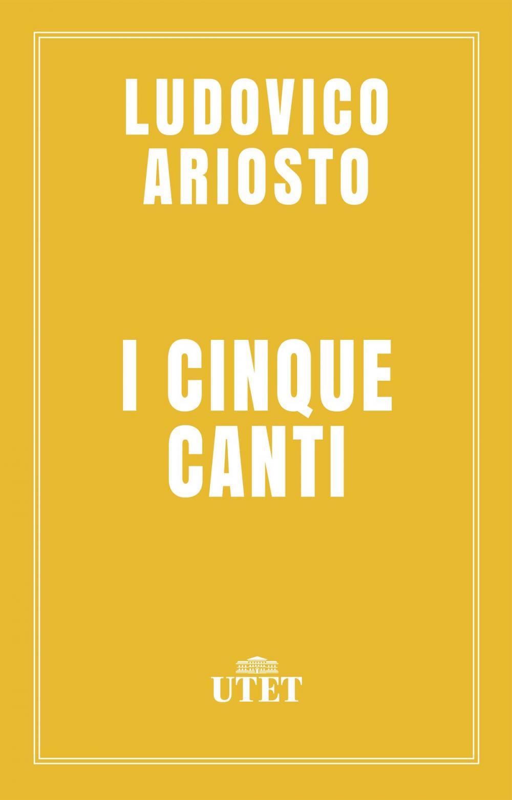 Big bigCover of I cinque canti