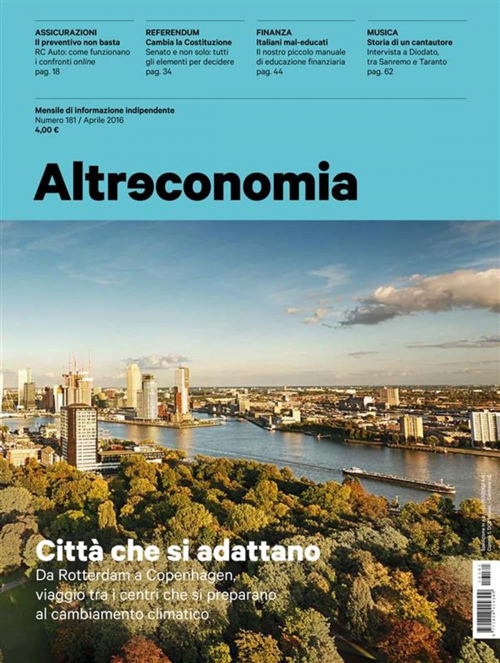 Big bigCover of Altreconomia 181, aprile 2016