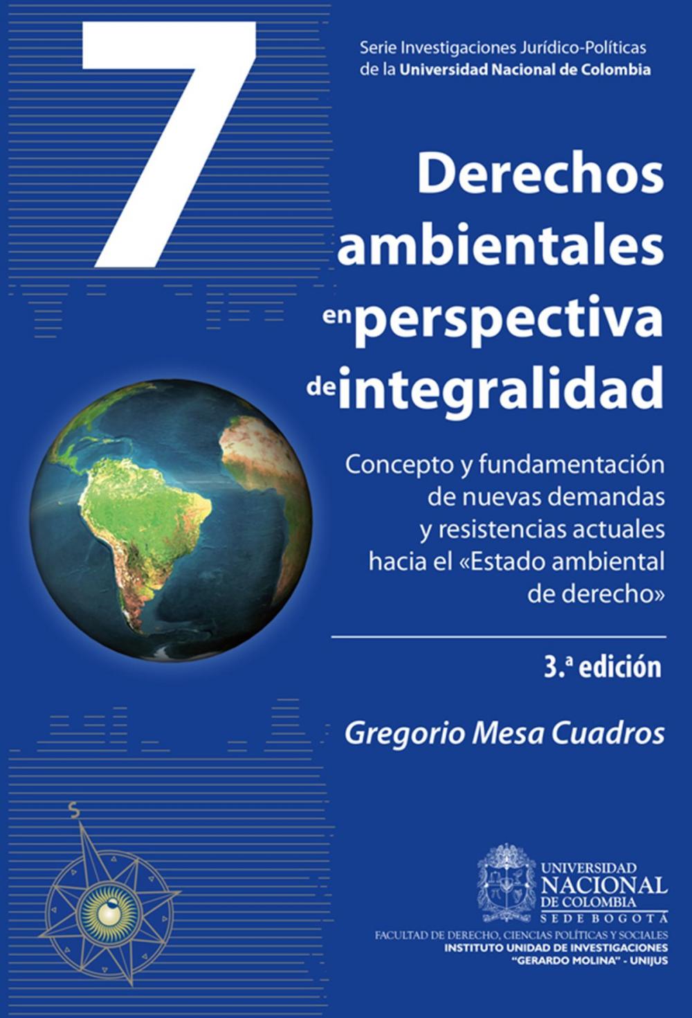 Big bigCover of Derechos ambientales en perspectiva de integralidad