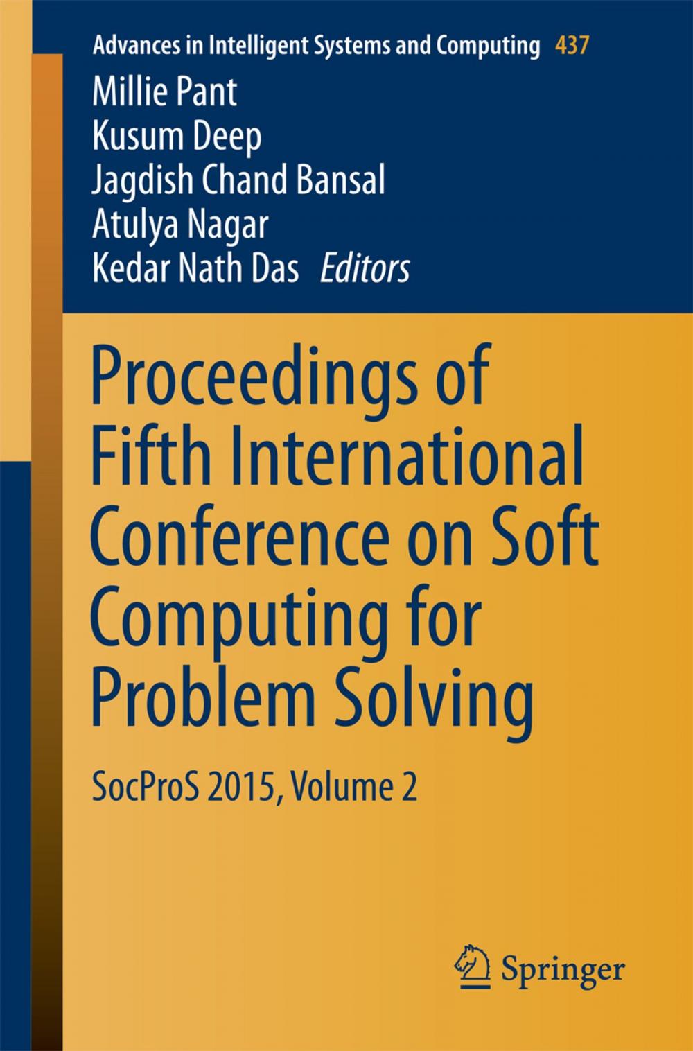 Big bigCover of Proceedings of Fifth International Conference on Soft Computing for Problem Solving