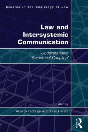 Cover of the book Law and Intersystemic Communication by Jess Melvin