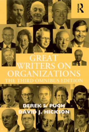 Cover of the book Great Writers on Organizations by Sara Asu Schroer, Susanne B. Schmitt
