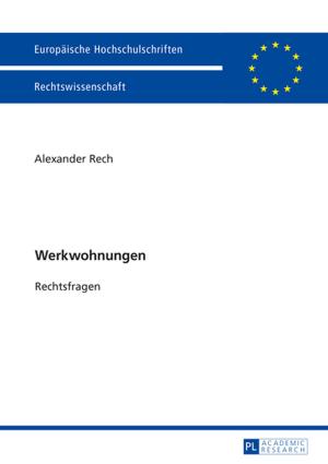 Cover of the book Werkwohnungen by Moritz Hinz