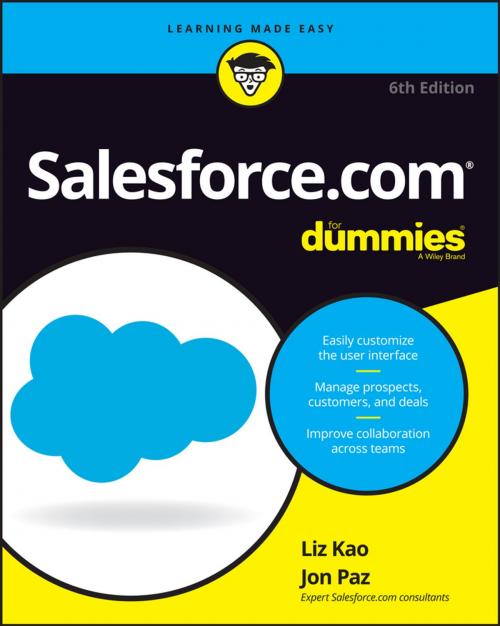 Cover of the book Salesforce.com For Dummies by Liz Kao, Jon Paz, Wiley