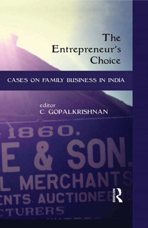 Cover of the book The Entrepreneur’s Choice by , Taylor and Francis