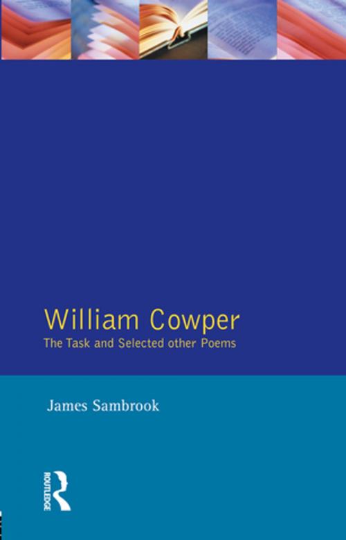 Cover of the book William Cowper by James Sambrook, Taylor and Francis