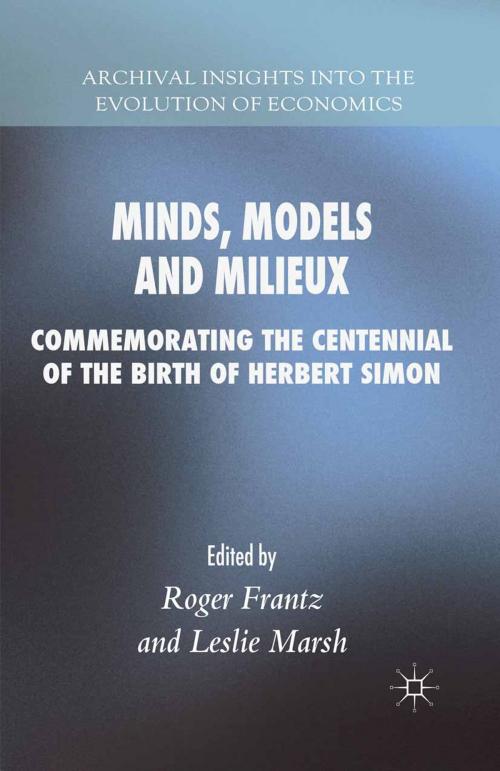 Cover of the book Minds, Models and Milieux by , Palgrave Macmillan UK