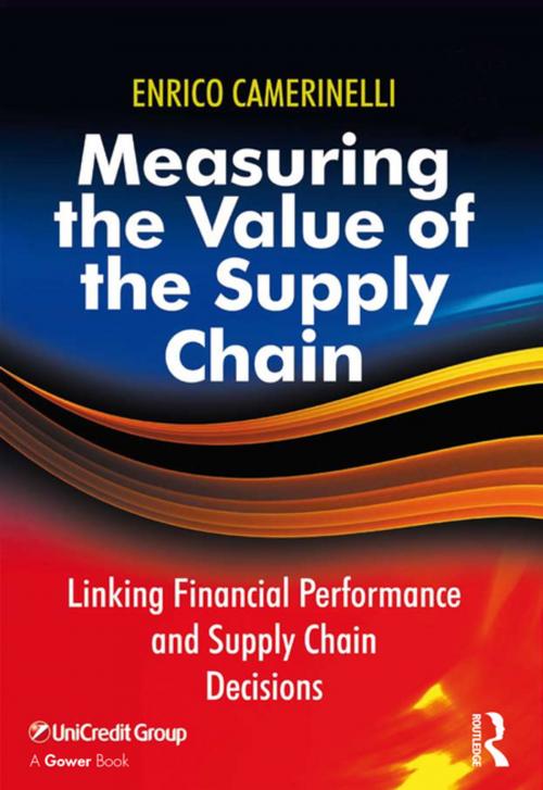 Cover of the book Measuring the Value of the Supply Chain by Enrico Camerinelli, Taylor and Francis