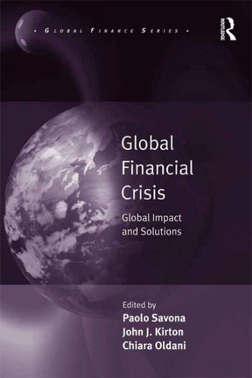 Cover of the book Global Financial Crisis by Paolo Savona, Chiara Oldani, Taylor and Francis