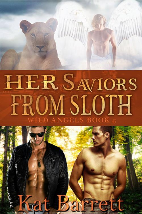 Cover of the book Her Saviors from Sloth by Kat Barrett, eXtasy Books Inc