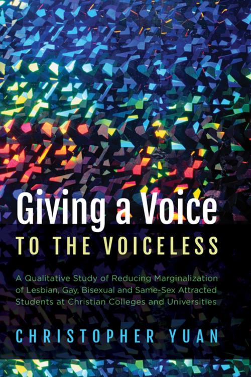 Cover of the book Giving a Voice to the Voiceless by Christopher Yuan, Wipf and Stock Publishers