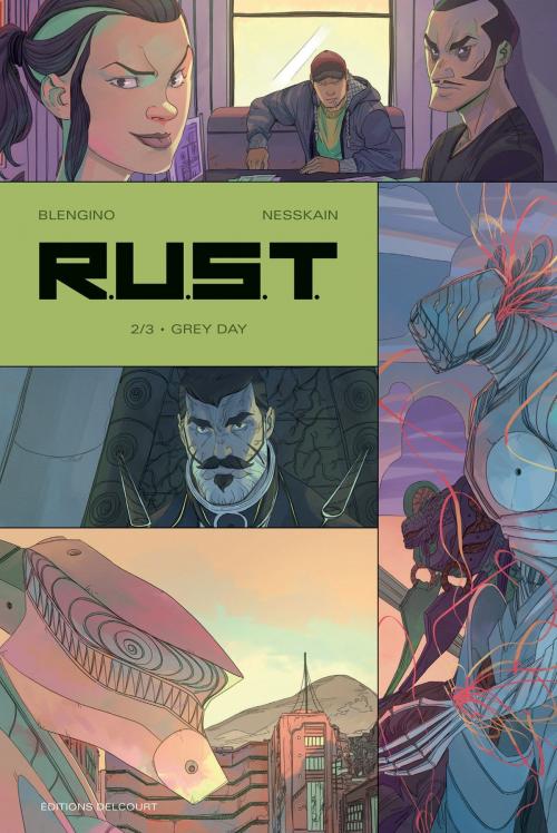 Cover of the book RUST T02 by Luca Blengino, Nesskain, Delcourt