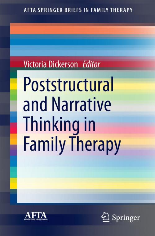 Cover of the book Poststructural and Narrative Thinking in Family Therapy by , Springer International Publishing